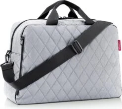 Reisenthel Dufflebag M Reistas - 38L - Rhombus Licht Grijs -Bagage Kortingen Winkel 1200x1074 4