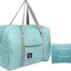 Merkloos Duffelbag - Reistas - Sporttas - Opvouwbare Reistas - Weekendtas - Strandtas - Lichtblauw -Bagage Kortingen Winkel 1200x1078 2