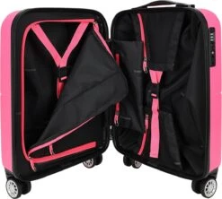 Decent Handbagage Koffer / Trolley / Reiskoffer - 50 Cm - 32 Liter - ABS - Neon-Fix - Roze 36 Decent Handbagage Koffer / Trolley / Reiskoffer - 50 Cm - 32 Liter - ABS - Neon-Fix - Roze -Bagage Kortingen Winkel 1200x1079