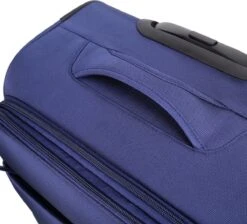 Decent D-Upright Medium Koffer - 66 Cm Expandable - TSA Slot - Donkerblauw -Bagage Kortingen Winkel 1200x1087 5