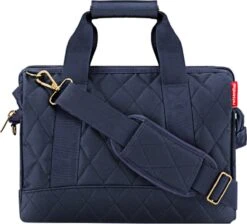 Reisenthel Allrounder M Reistas Sporttas - 18L - Rhombus Midnight Gold Blauw -Bagage Kortingen Winkel 1200x1087 7