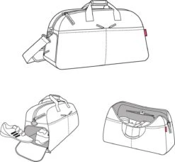 Reisenthel Overnighter Plus Reistas - 50L - Zwart -Bagage Kortingen Winkel 1200x1109 7