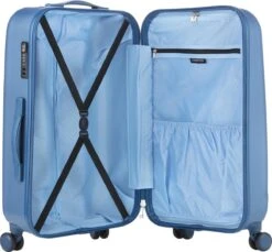 CarryOn Skyhopper Handbagage En Beautycase - 55cm TSA Trolley En Make-up Koffer - Blauw 18 CarryOn Skyhopper Handbagage En Beautycase - 55cm TSA Trolley En Make-up Koffer - Blauw -Bagage Kortingen Winkel 1200x1112