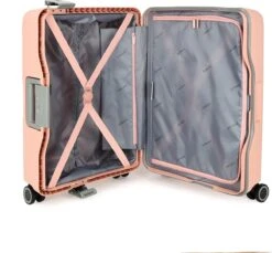 Decent Handbagage Koffer / Trolley / Reiskoffer - 55 Cm - 38 Liter - Polypropyleen - On-Tour - Roze 41 Decent Handbagage Koffer / Trolley / Reiskoffer - 55 Cm - 38 Liter - Polypropyleen - On-Tour - Roze -Bagage Kortingen Winkel 1200x1113 1