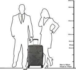 Decent Harde Koffer Q-LuxxHoogte > 67 Cm - Grijs -Bagage Kortingen Winkel 1200x1114 21