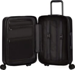 Samsonite Reiskoffer - Stackd Spinner 55/20 Exp (Handbagage) Black -Bagage Kortingen Winkel 1200x1117