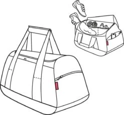 Reisenthel Activitybag Sporttas Reistas - 35L - Zwart 16 Reisenthel Activitybag Sporttas Reistas - 35L - Zwart -Bagage Kortingen Winkel 1200x1119 4