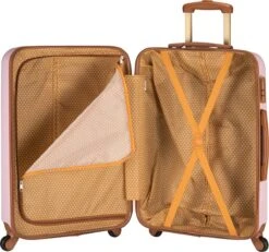 Princess Traveller Trendy Dots - Reiskoffer - Roze - M - 66cm -Bagage Kortingen Winkel 1200x1122 1