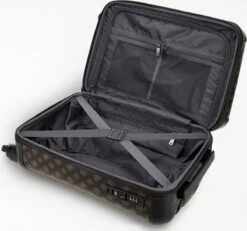Guess Handbagage Koffer / Trolley / Reiskoffer - 50 Cm - 25 Liter - Wilder - Bruin -Bagage Kortingen Winkel 1200x1122