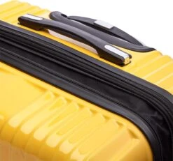 Tesla PC - Reiskoffer - 65 Cm - 4 Wielen - Geel -Bagage Kortingen Winkel 1200x1124 4