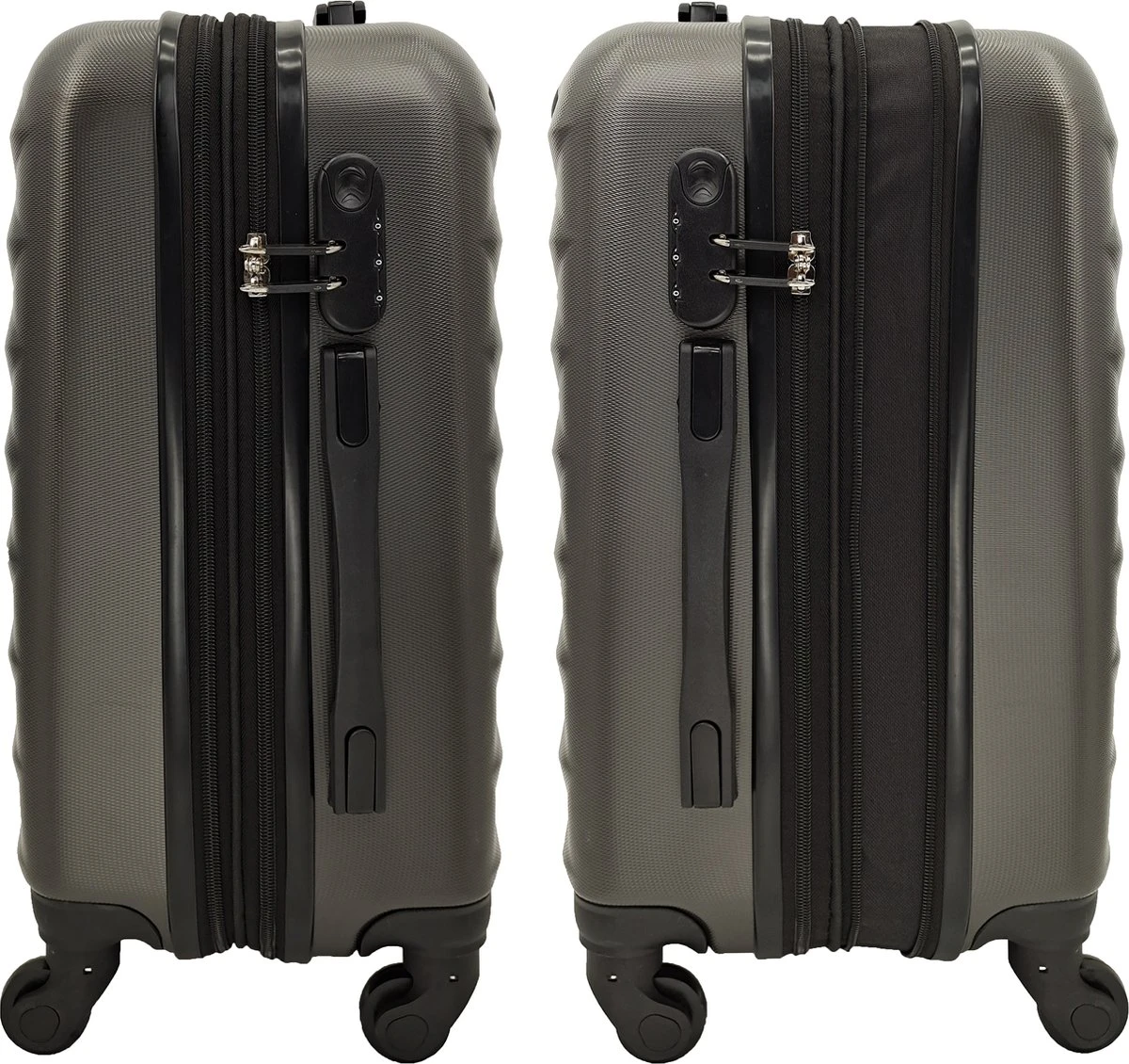 SB Travelbags 'Expandable' Bagage Koffer 65cm- Donker Grijs 10 SB Travelbags 'Expandable' Bagage Koffer 65cm- Donker Grijs - Afbeelding 8