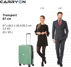 CarryOn Transport TSA Reiskoffer - Trolley 67cm Met Expander - OKOBAN - Dubbele Wielen - Olijf 17 CarryOn Transport TSA Reiskoffer - Trolley 67cm Met Expander - OKOBAN - Dubbele Wielen - Olijf -Bagage Kortingen Winkel 1200x1135 1