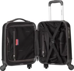 Decent Handbagage Koffer / Trolley / Reiskoffer - 42 Cm - 24 Liter - ABS - Maxi Air - Grijs -Bagage Kortingen Winkel 1200x1140 1