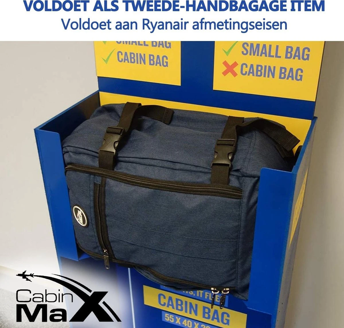 CabinMax Metz Reistas – Handbagage 20L – Rugzak – Schooltas - 40x25x20 Cm – Compact Backpack – Lichtgewicht – Zwart 13 CabinMax Metz Reistas – Handbagage 20L – Rugzak – Schooltas - 40x25x20 Cm – Compact Backpack – Lichtgewicht – Zwart - Afbeelding 11