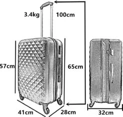 SB Travelbags 'Expandable' Bagage Koffer 65cm- Donker Grijs 16 SB Travelbags 'Expandable' Bagage Koffer 65cm- Donker Grijs -Bagage Kortingen Winkel 1200x1144 2