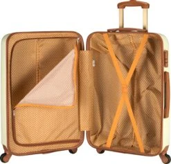 Princess Traveller Trendy Dots - Reiskoffer - Crème - M - 66cm 11 Princess Traveller Trendy Dots - Reiskoffer - Crème - M - 66cm -Bagage Kortingen Winkel 1200x1147 2