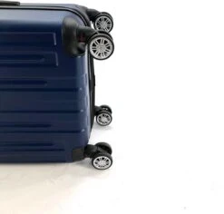 AATravel XL Reiskoffer - Trolley ABS - Met Dubbele Wielen - 75 Cm - 97 Liter - Zilver -Bagage Kortingen Winkel 1200x1148 2