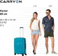 CarryOn Porter ® Reiskoffer - 66cm Trolley Met TSA-slot - OKOBAN Registratie - Groen 12 CarryOn Porter ® Reiskoffer - 66cm Trolley Met TSA-slot - OKOBAN Registratie - Groen -Bagage Kortingen Winkel 1200x1154 3