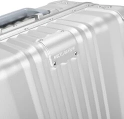 Aluminium Handbagage Koffer Mozzel Darrow - Reiskoffer Met Wielen - 51cm - Harde Koffer - Zilver -Bagage Kortingen Winkel 1200x1156 5
