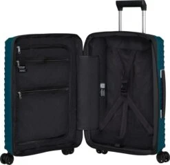 Samsonite Reiskoffer - Upscape Spinner 55/20 Uitbreidbaar (Handbagage) Petrol Blue -Bagage Kortingen Winkel 1200x1163