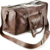 Duffeltas Weekendtas 50 X 24 X 24 Cm - Echte Leder - Cognac Bruin Leder – Reistas - Sporttas -Bagage Kortingen Winkel 1200x1172 5
