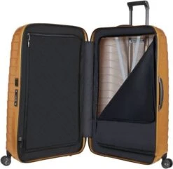 Samsonite Proxis Spinner 69/25 Honey Gold -Bagage Kortingen Winkel 1200x1173 5