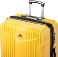 Tesla PC - Reiskoffer - 75 Cm - 4 Wielen - Geel -Bagage Kortingen Winkel 1200x1174 3