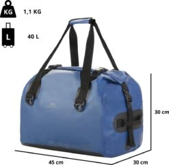 Dutch Mountains Reistas 40ltr – Waterdichte Duffelbag – Sporttas – Travelbag - Roll-top Sluiting – Blauw 14 Dutch Mountains Reistas 40ltr – Waterdichte Duffelbag – Sporttas – Travelbag - Roll-top Sluiting – Blauw -Bagage Kortingen Winkel 1200x1176 7