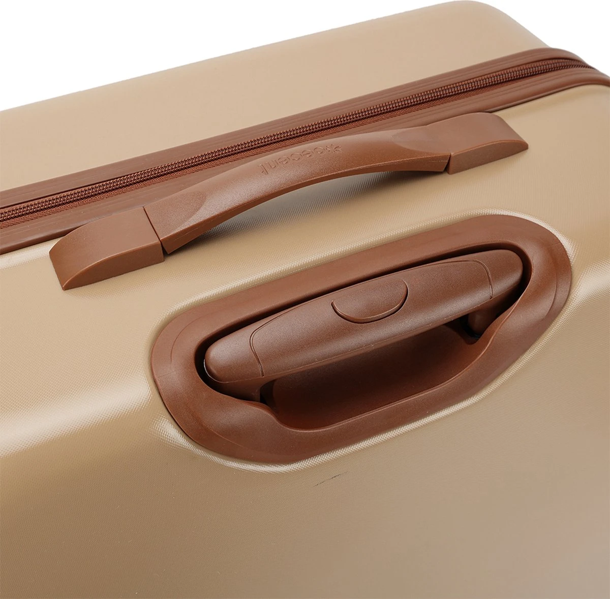 Decent Retro Koffer Groot 76 Cm Beige Brown 8 Decent Retro Koffer Groot 76 Cm Beige Brown - Afbeelding 6