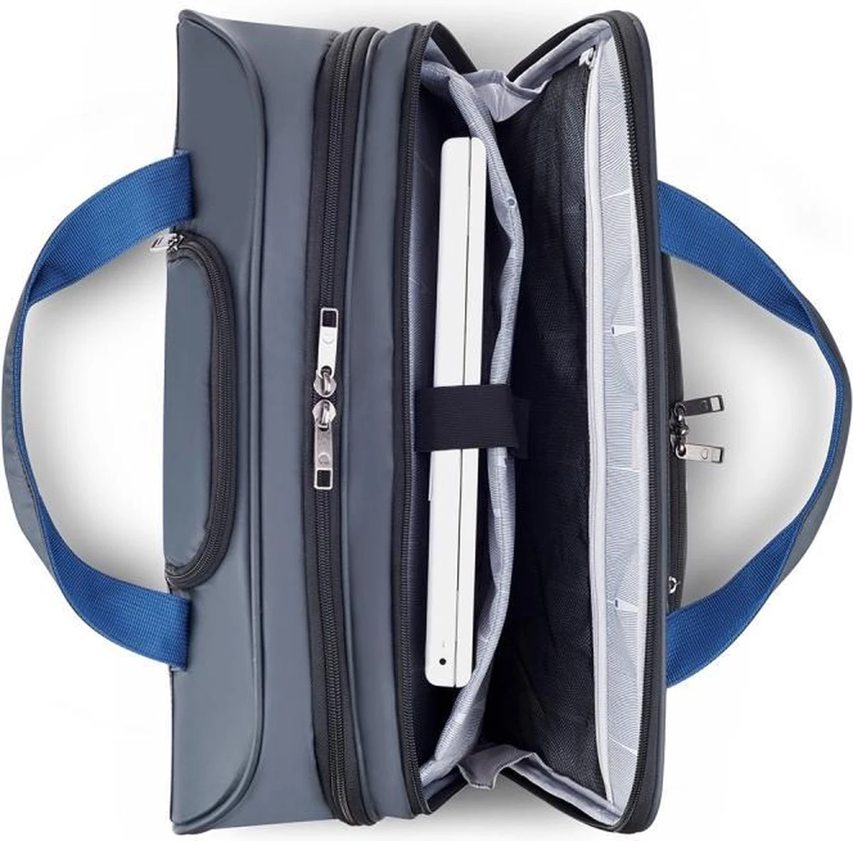 Delsey Parvis Plus Trolley L - 17.3 Inch Laptopvak - Grijs 7 Delsey Parvis Plus Trolley L - 17.3 Inch Laptopvak - Grijs - Afbeelding 5
