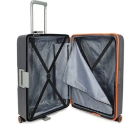 Decent Koffer / Trolley / Reiskoffer - 77 X 54.5 X 31.5 Cm - 116 Liter - Polypropyleen - Maat XL - On-Tour - Grijs -Bagage Kortingen Winkel 1200x1183 3
