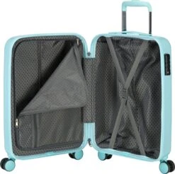 Princess Traveller Harlem - Handbagage Koffer - Blauw - S - 55cm -Bagage Kortingen Winkel 1200x1194