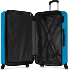 BHPPY - Ocean Blue - Reiskoffer (76 Cm) -Bagage Kortingen Winkel 1200x1195 1