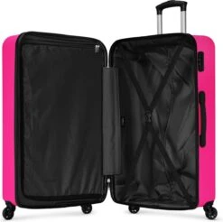 BHPPY - Flamingo Pink - Reiskoffer (76 Cm) -Bagage Kortingen Winkel 1200x1195 4