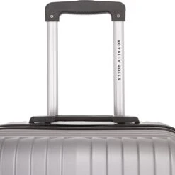 Royalty Rolls Amsterdam Handbagage Koffer 52 Cm - 25 Liter - Zilvergrijs -Bagage Kortingen Winkel 1200x1196 4