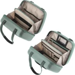 CarryOn Skyhopper Handbagage En Beautycase - 55cm TSA Trolley En Make-up Koffer - Olijf -Bagage Kortingen Winkel 1200x1199 2