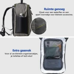 CabinMax Manhatten – Handbagage 20L – Rugzak – Schooltas - 40x20x25 Cm – Compact Reistas – Lichtgewicht – Grijs/Geel 17 CabinMax Manhatten – Handbagage 20L – Rugzak – Schooltas - 40x20x25 Cm – Compact Reistas – Lichtgewicht – Grijs/Geel -Bagage Kortingen Winkel 1200x1199 23