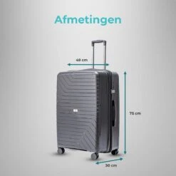 Legage Koffer - Reiskoffer - Trolley - Inclusief Uitzetlaag - Zwart - Maat L - 28 Inch 11 Legage Koffer - Reiskoffer - Trolley - Inclusief Uitzetlaag - Zwart - Maat L - 28 Inch -Bagage Kortingen Winkel 1200x1200 1066