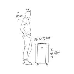 Eastpak TRANZSHELL M Reiskoffer (67 X 42 X 4 Cm) - Black -Bagage Kortingen Winkel 1200x1200 1099