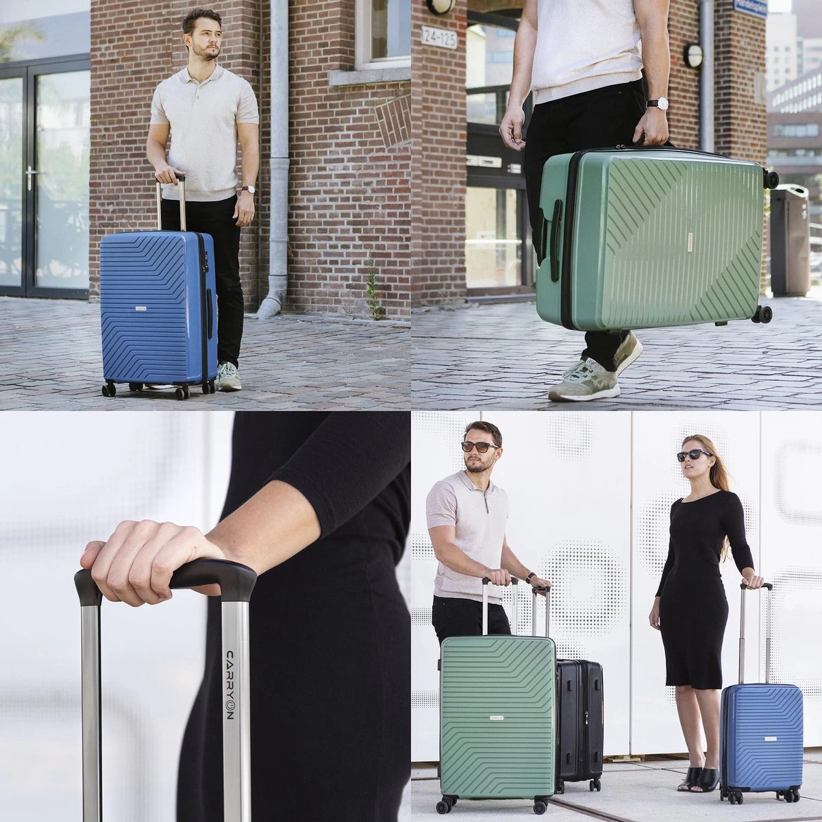 CarryOn Transport TSA Reiskoffer - Trolley 67cm Met Expander - OKOBAN - Dubbele Wielen - Olijf 10 CarryOn Transport TSA Reiskoffer - Trolley 67cm Met Expander - OKOBAN - Dubbele Wielen - Olijf - Afbeelding 8