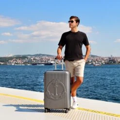 Biggdesign Ocean Ruimbagage Koffer - Reiskoffer - Grijs - Medium -Bagage Kortingen Winkel 1200x1200 12