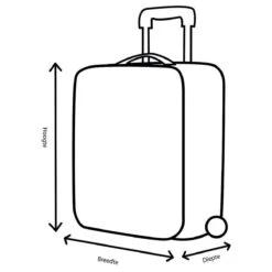 Line Brick Cabin Trolley 2 Wheel 55 Dark Navy 25 Line Brick Cabin Trolley 2 Wheel 55 Dark Navy -Bagage Kortingen Winkel 1200x1200 125