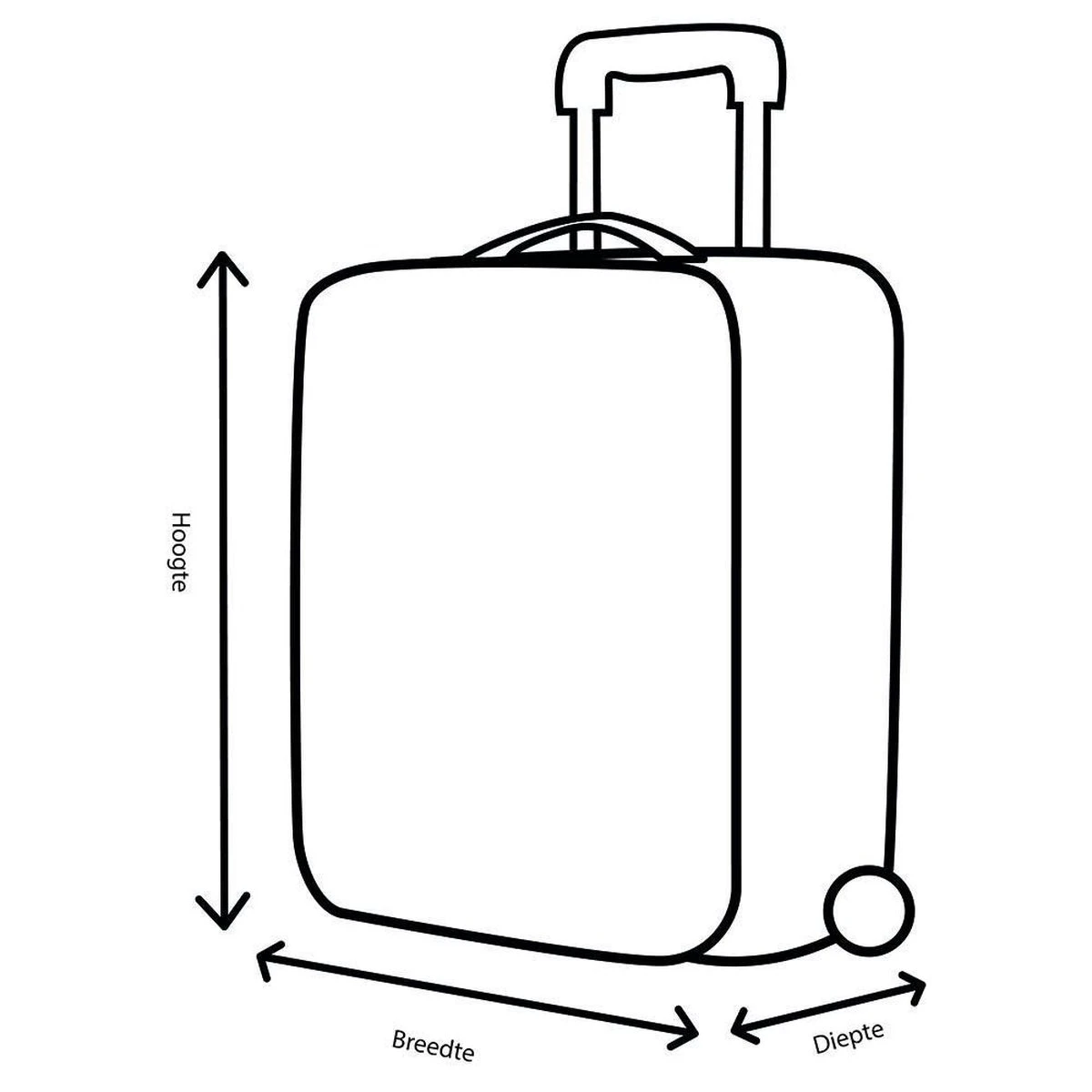Line Brick Cabin Trolley 2 Wheel 55 Dark Navy 11 Line Brick Cabin Trolley 2 Wheel 55 Dark Navy - Afbeelding 9