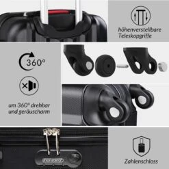 Monzana Hard Case Koffer Baseline XL Zwart -Bagage Kortingen Winkel 1200x1200 1272