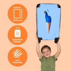 NoBoringSuitcases.com® Koffer - Reiskoffer Met Wielen - Pauw - IJshoorntjes - Blauw - IJs - Vogel - Handbagage Trolley - Past Binnen 55x40x20 Cm En 55x35x25 Cm - Fotokoffer 14 NoBoringSuitcases.com® Koffer - Reiskoffer Met Wielen - Pauw - IJshoorntjes - Blauw - IJs - Vogel - Handbagage Trolley - Past Binnen 55x40x20 Cm En 55x35x25 Cm - Fotokoffer -Bagage Kortingen Winkel 1200x1200 129