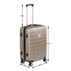 Monzana Exopack Hardcase Koffer Champagne 65x41x27cm -Bagage Kortingen Winkel 1200x1200 1300
