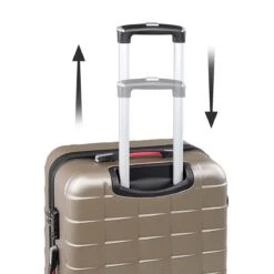 Monzana Exopack Hardcase Koffer Champagne 65x41x27cm -Bagage Kortingen Winkel 1200x1200 1308