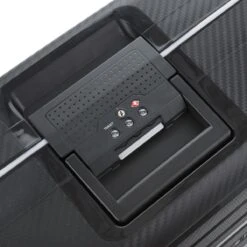 CarryOn Steward TSA Reiskoffer - 65cm Trolley Met Kliksloten - Dubbele Wielen - Zwart -Bagage Kortingen Winkel 1200x1200 1332