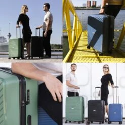 CarryOn Transport TSA Reiskoffer - Trolley 67cm Met Expander - OKOBAN - YKK Ritsen - Dubbele Wielen - Zwart -Bagage Kortingen Winkel 1200x1200 1369