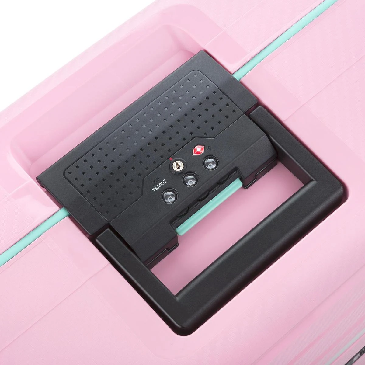 CarryOn Steward TSA Reiskoffer - 65cm Trolley Met Kliksloten - Dubbele Wielen - Roze 10 CarryOn Steward TSA Reiskoffer - 65cm Trolley Met Kliksloten - Dubbele Wielen - Roze - Afbeelding 8